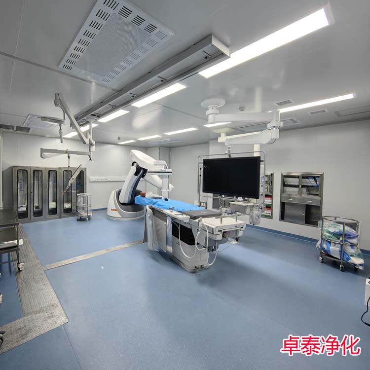 河北省三院介入式洁净手术室装修完成，卓泰净化工程公司承建